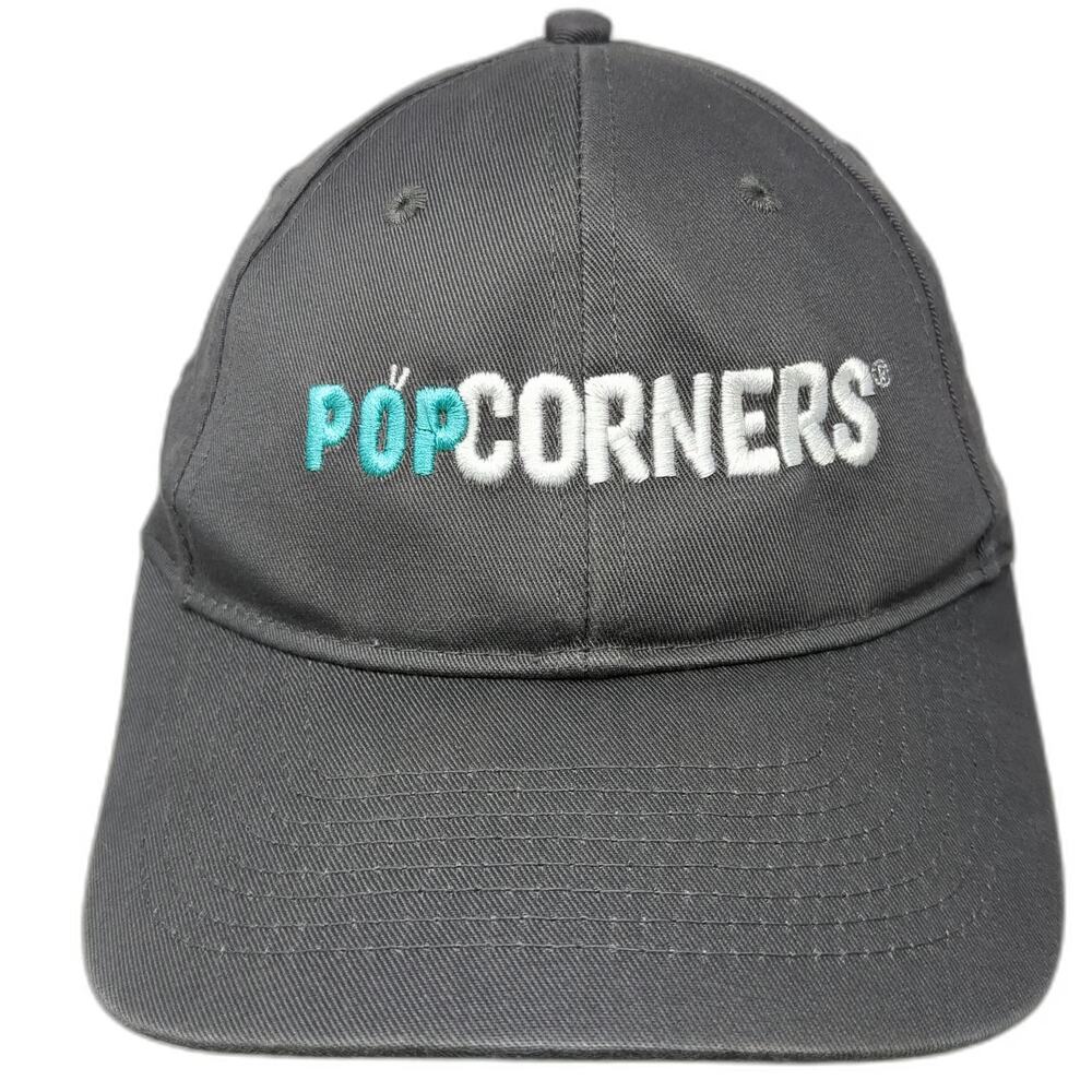 Port & Company Baseball Cap Gray One Size PopCorners Frito-Lay Logo Cotton Hat